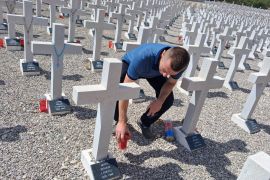 DOPREDSJEDNIK HRVATSKOG SABORA IVAN PENAVA NA ŠIROKOM BRIJEGU I NA GROBLJU MIRA